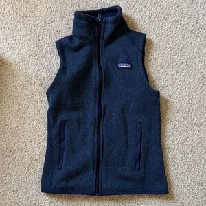 Patagonia Dark Blue Fleece Vest